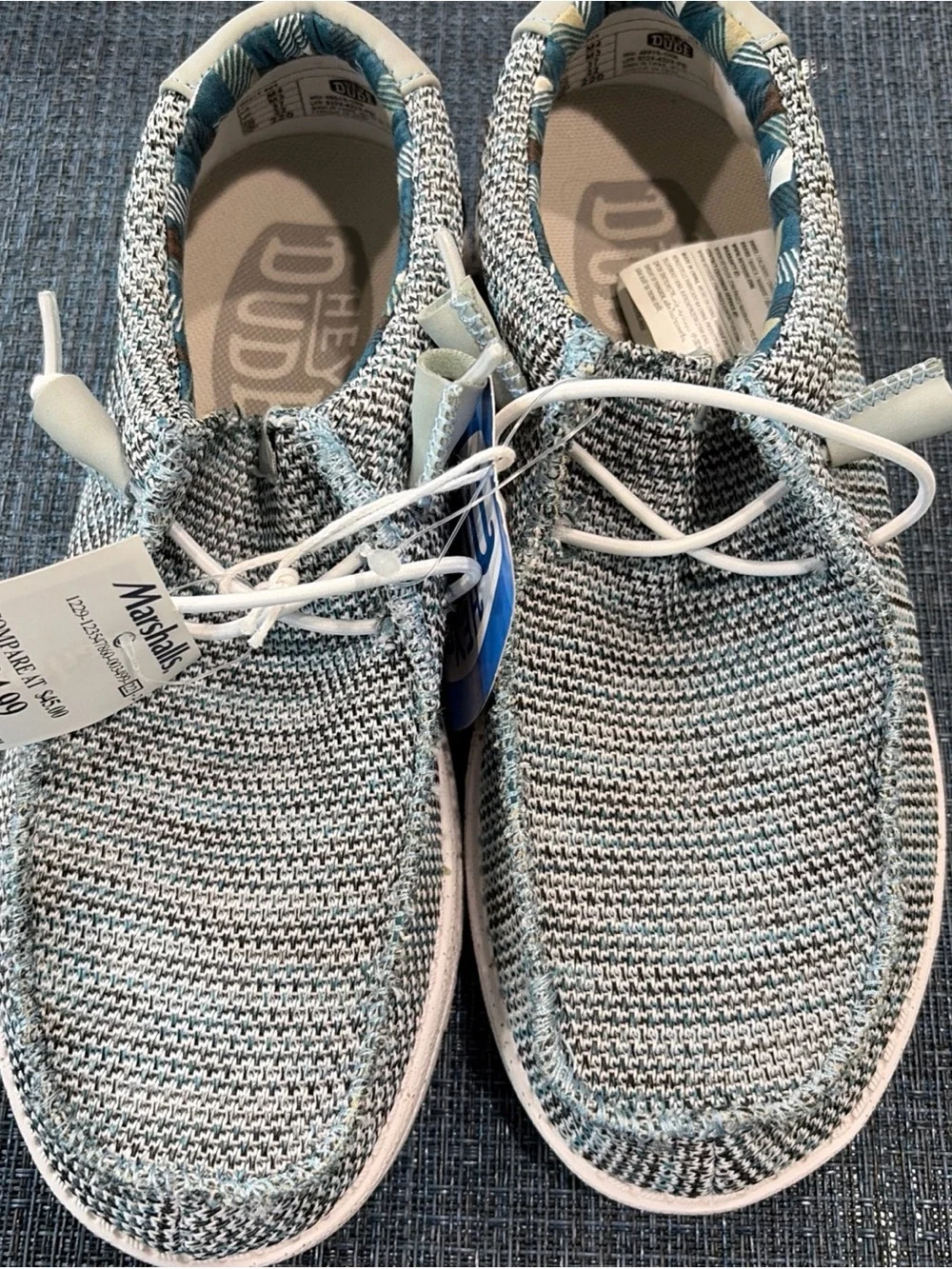 Hey Dude Boat Shoes - Ice Grey